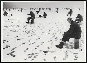 Sweden, fishing through holes in the ice of frozen lakes is a favorite Sunday pastime. Winter contests attract thousands of competitors among outdoor-loving Swedes who stream out of cities in their cars on Friday nights in search of weekends in the open spaces. Europe's weekend holiday, from Stockholm to Madrid, is changing. The church is challenged by the automobile and Sunday is a day of diversion instead of devotion.