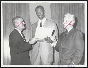 John W. Flynn, Director of Boston. Insuring office. Thomas Sanders, Boston Celtics. Edwin G. Callahan, Wash, D.C. Asst. Commissioner, F. H. A.