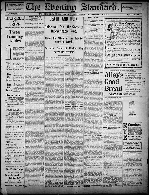 Evening Standard. September 10, 1900 - Digital Commonwealth