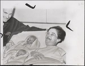 Grandmother has triplets