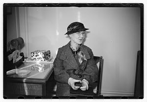 Mrs. Townsend, wife of Townsend old age plan