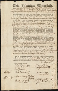 Mary Shaw indentured to apprentice with William Biggs of Truro, 24 March 1768