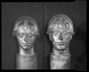 CEMEL, body armor, helmets, plastic, on large + small model heads