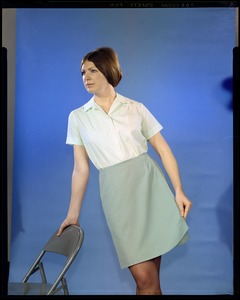 CEMEL, clothing, women's, training duty, skirt (front wrap around AG371) + shirt (AG370)