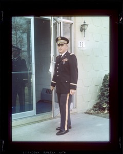 Officer's dress blue uniform