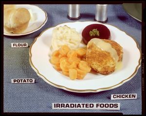 Irradiated foods: flour, potato, chicken