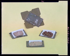 Retort pouch: KLICKA, ham slices, chicken a la king, meat balls w/o signs