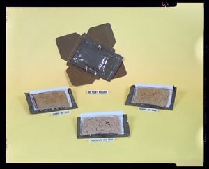 Retort pouch: cherry nut cake, chocolate nut cake, orange nut cake