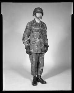 Battle dress, uniform, 3/4 view, warm weather, CEMEL