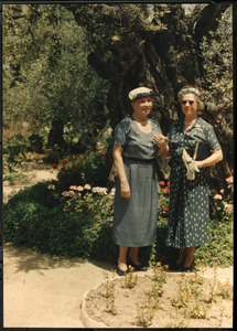 Helen Keller and Polly Thomson in the Middle East
