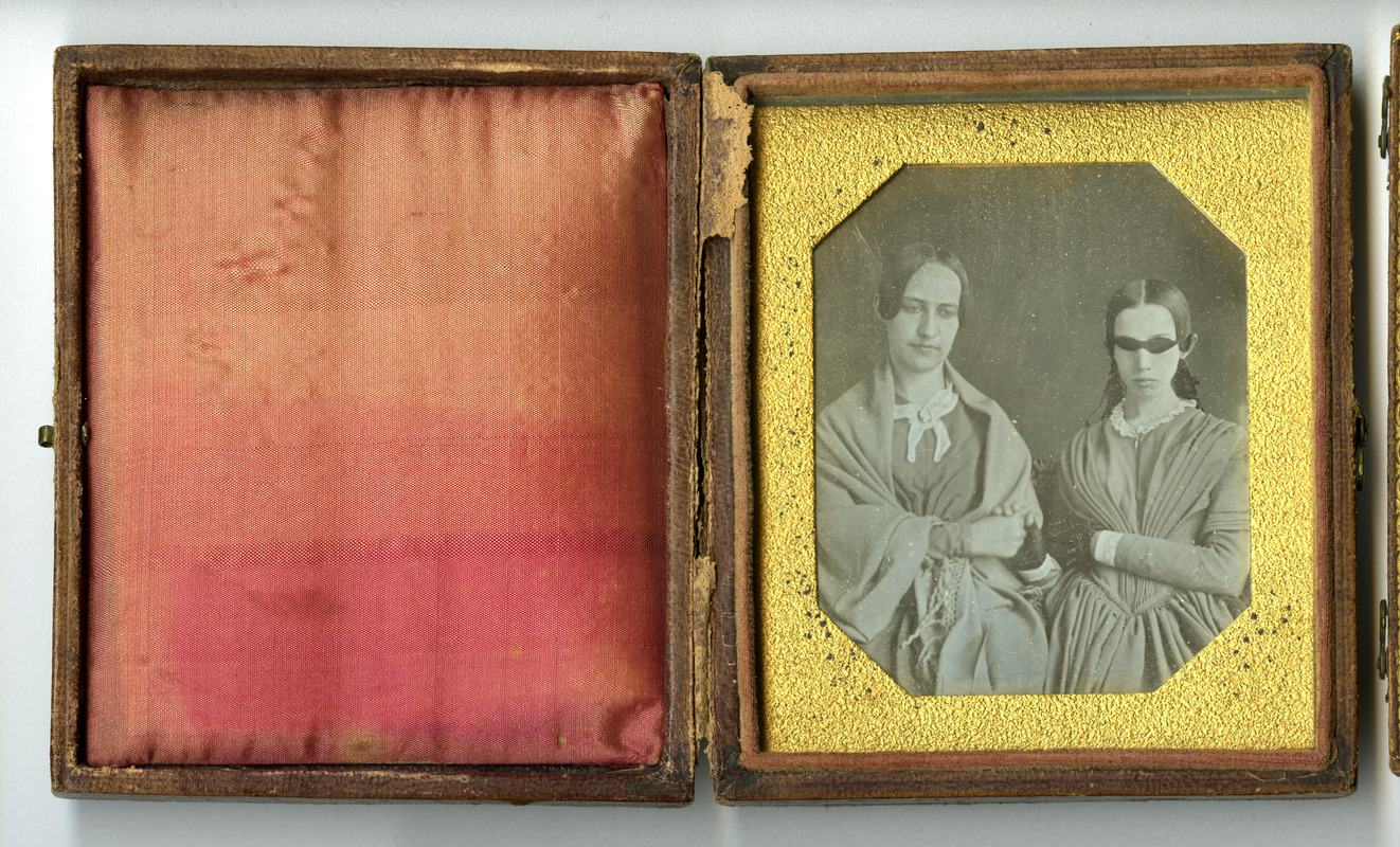 Daguerreotype of Laura Bridgman and Sarah Wight