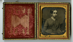 Daguerreotype of Laura Bridgman, circa 1845