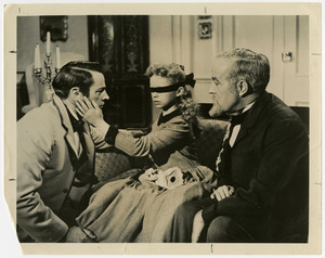 Still from "The Key", a movie about Laura Bridgman and Samuel Gridley Howe, 1957