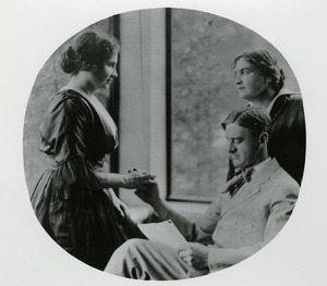 Helen Keller, Anne Sullivan, and John Macy