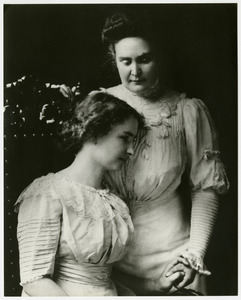 Portrait of Helen Keller and Anne Sullivan