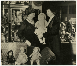 Sullivan Macy and Keller Visiting a Doll Museum