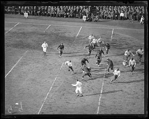 Boston Redskins football game at Fenway