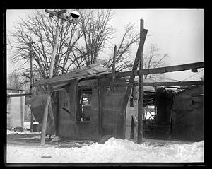 Unidentified structure in the snow