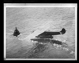The "Friendship" N-X 4204 in the water anchored to a bouy