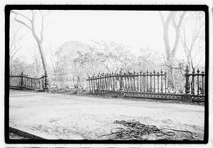 Damaged fence