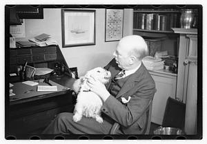 William B. Rogers of Sherborn, has show dogs