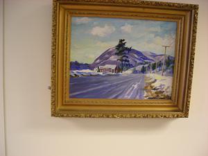 House by mountain