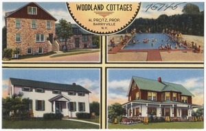 Woodland Cottages. H. Protz, Prop. Barryville, N. Y.