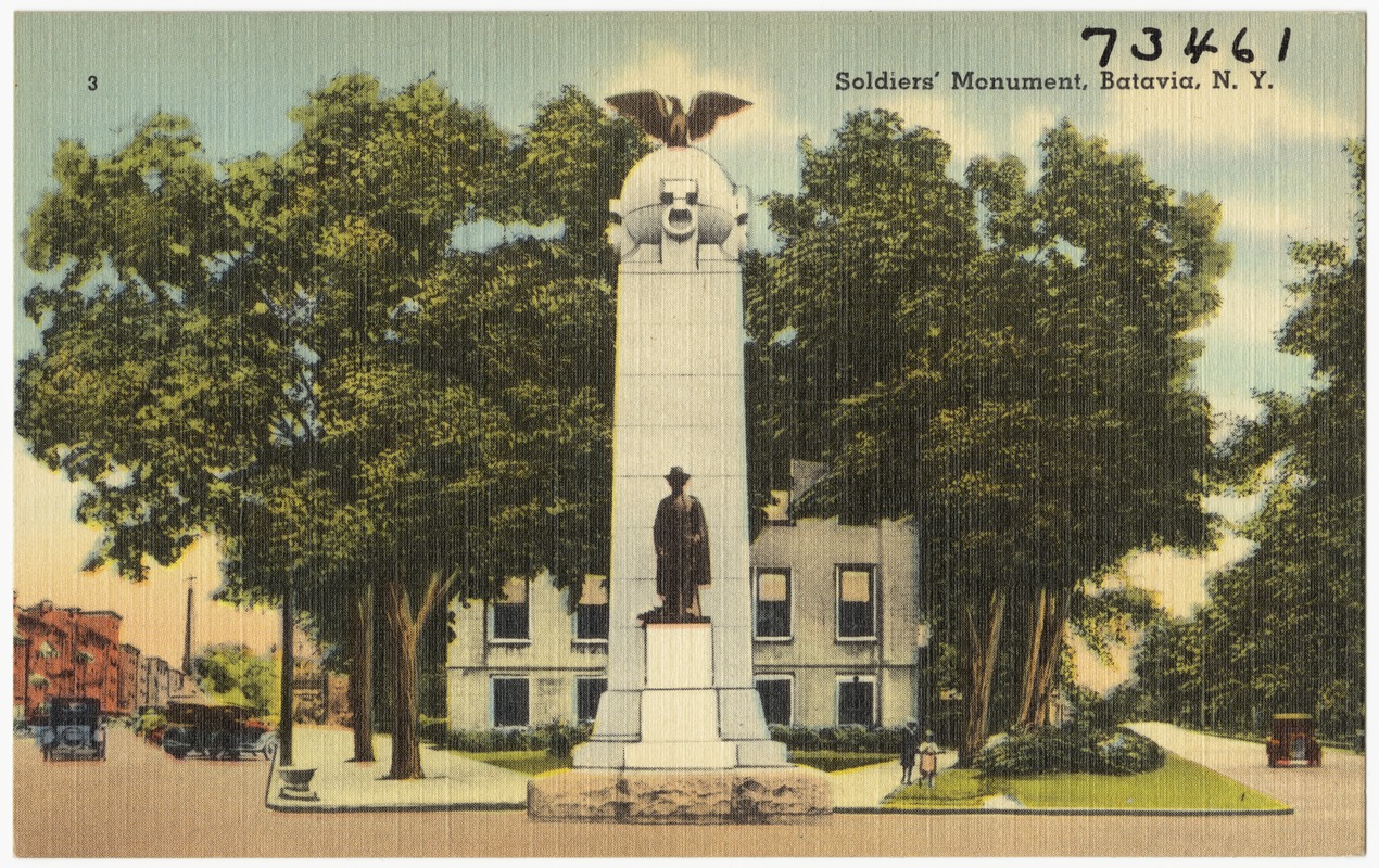 Soldier's Monument, Batavia, N. Y. Digital Commonwealth