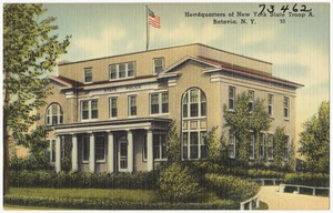 Headquarters of New York State Troop A, Batavia, N. Y.