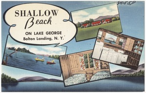 Shallow Beach on Lake George, Bolton Landing, N. Y.