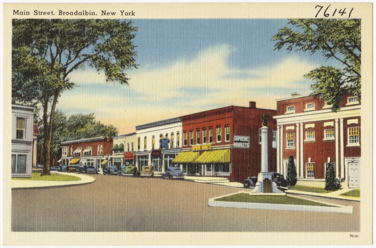 Main Street, Broadalbin, New York Digital Commonwealth