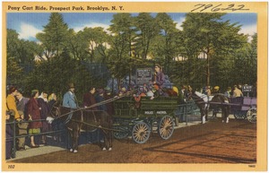 Pony cart ride, Prospect Park, Brooklyn, N. Y.