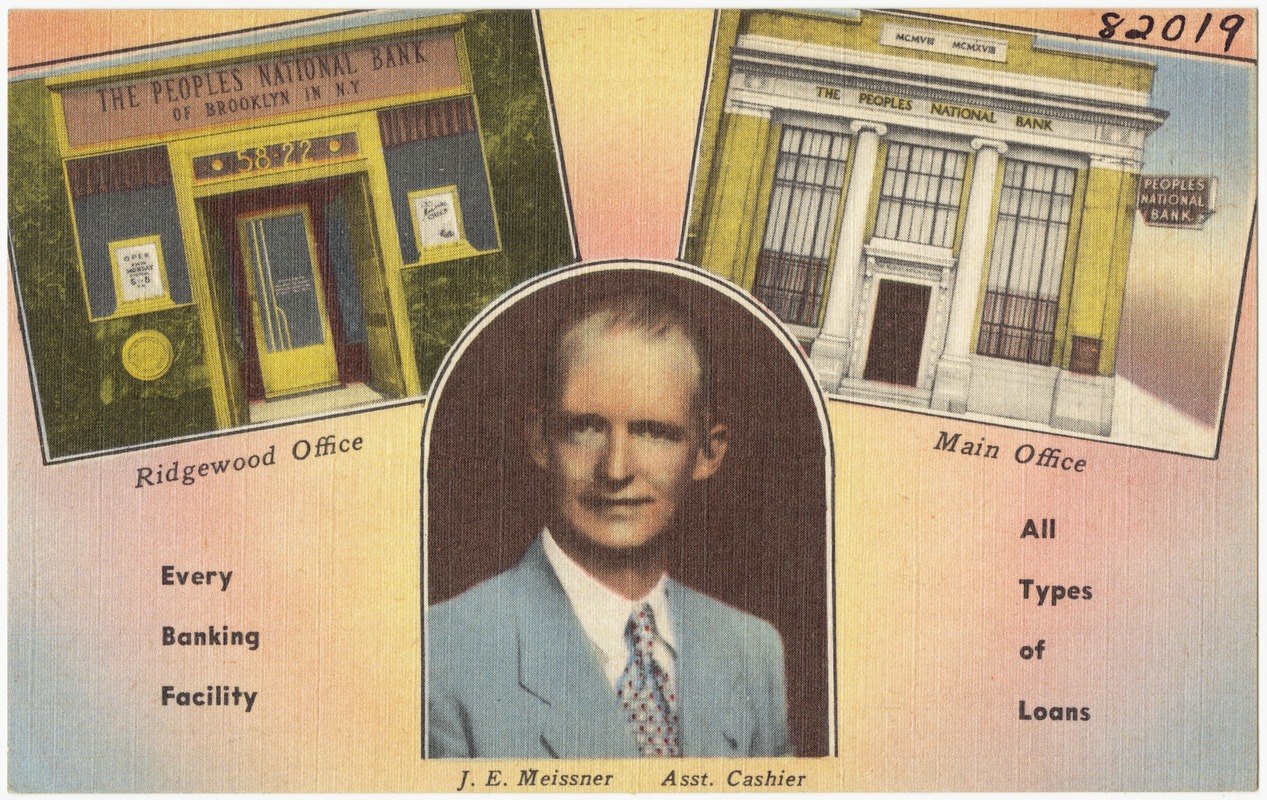 The People's National Bank of Brooklyn in N.Y.