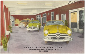 Lasky Motor Car Corp., 90 Montrose Ave., Brooklyn, N. Y., St. 2-7500