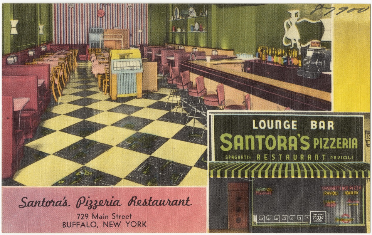 Santora's Pizzeria Restaurant. 729 Main Street, Buffalo, New York