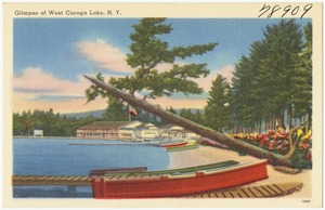 Glimpse of West Caroga Lake, N. Y.