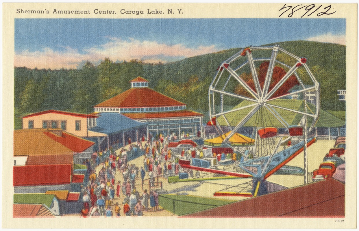 Sherman's Amusement Center, Caroga Lake, N. Y. Digital Commonwealth