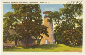 Historical Barcelona Lighthouse, Chautauqua County, N. Y.