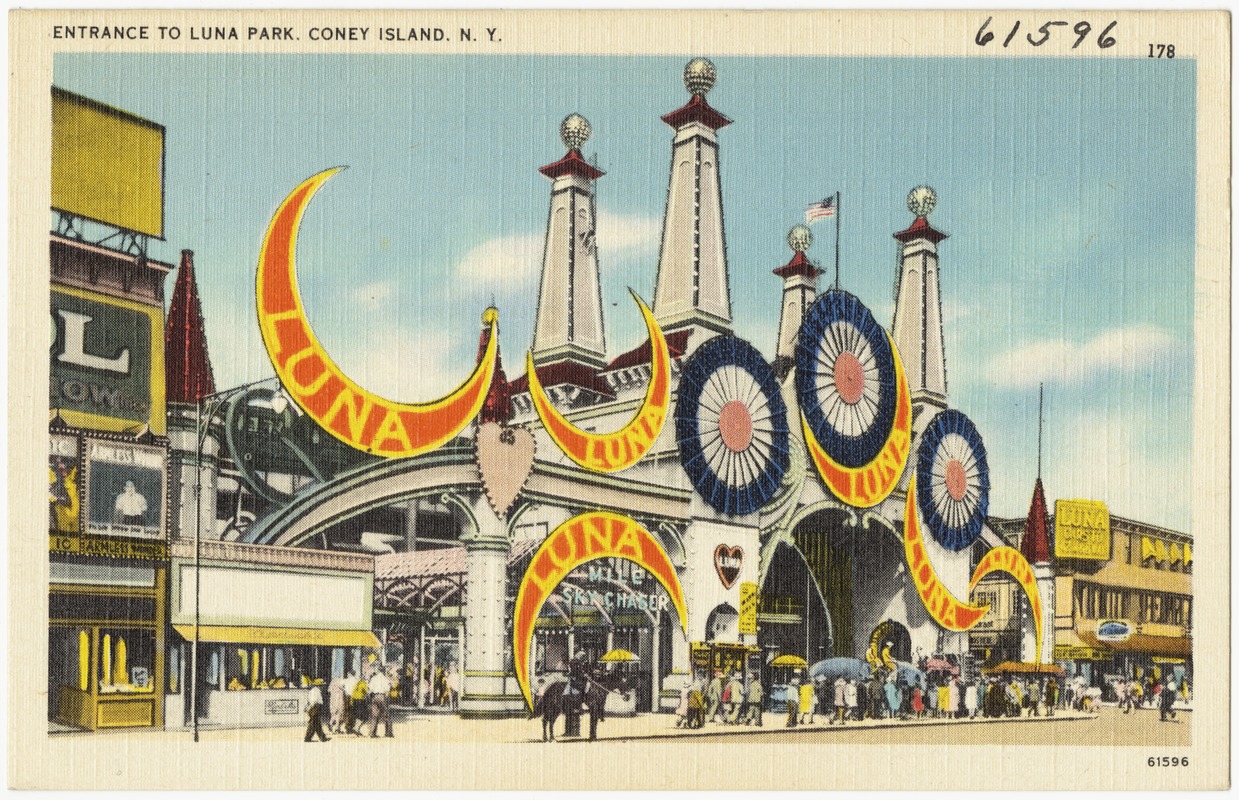 Entrance to Luna Park, Coney Island, N. Y.