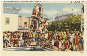 Bathing beauties at Steeplechase Park, Coney Island, N. Y.