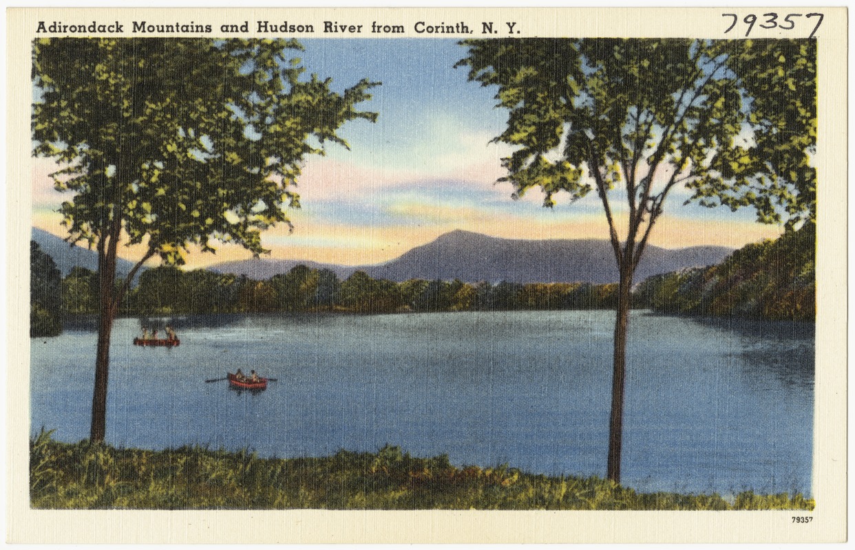 Adirondack Mountains and Hudson River from Corinth, N. Y.