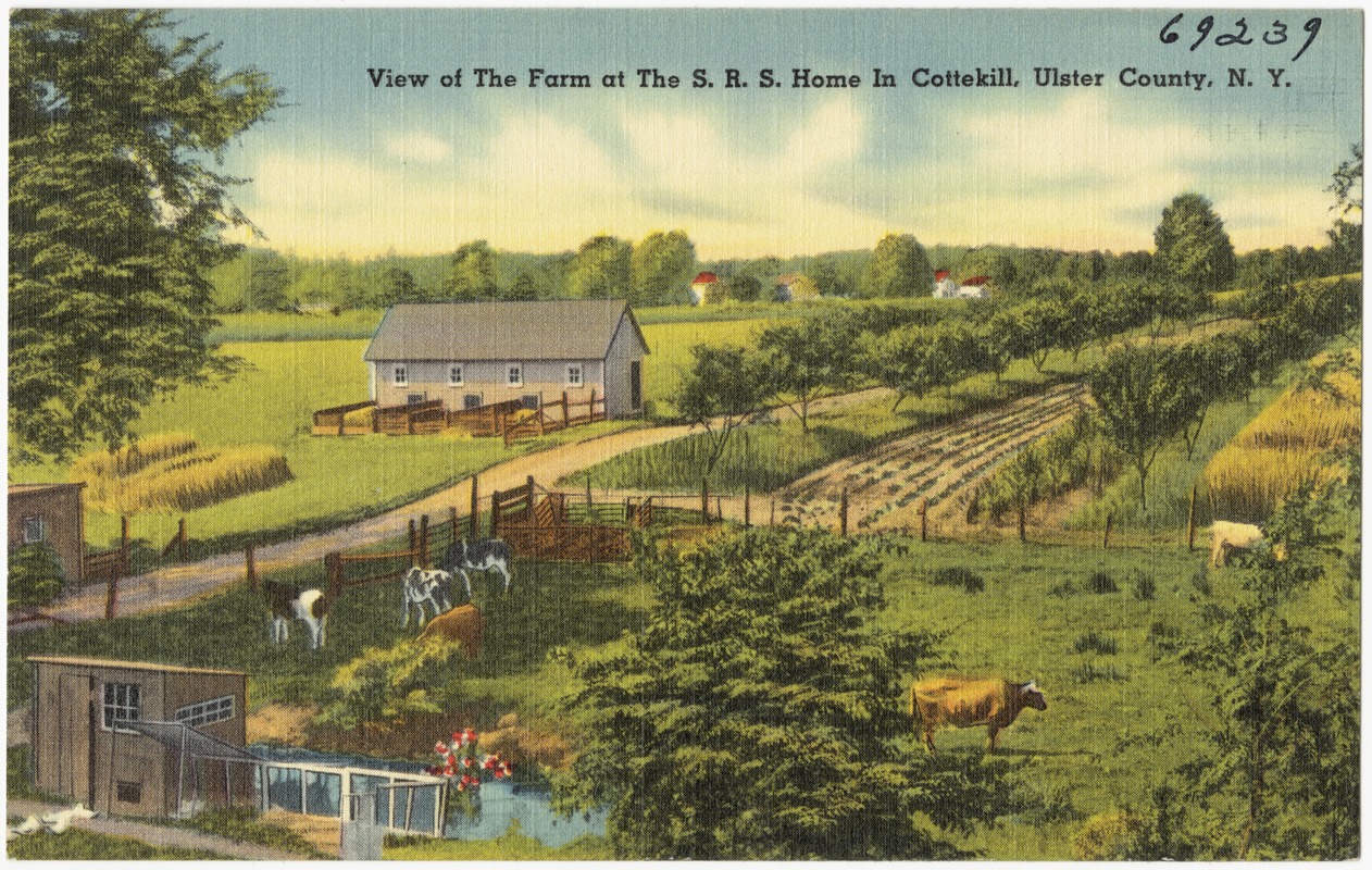 View of the farm at the S. R. S. Home in Cottekill, Ulster County, N. Y.