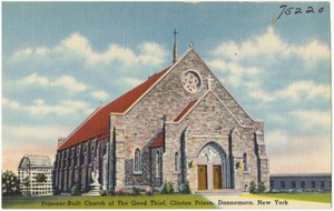 Prisoner-built Church of the Good Thief, Clinton Prison, Dannemora, New York