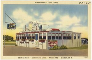 Harbor Diner -- Lake Shore Drive -- Phone 2550 -- Dunkirk, N. Y.