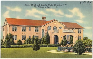Nevele Hotel and Country Club, Ellenville, N. Y. The Winter Lodge.