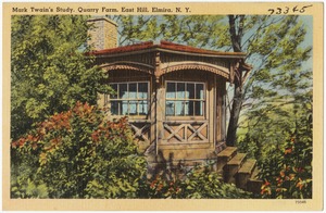 Mark Twain's study, Quarry Farm, East Hill, Elmira, N. Y.