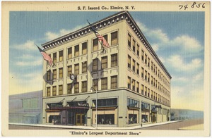 S. F. Iszard Co., Elmira, N. Y., "Elmira's largest department store."