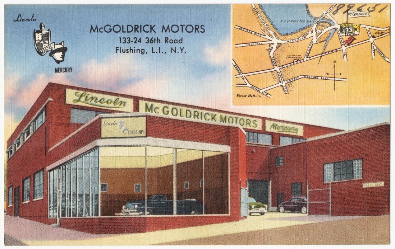 McGoldrick Motors. 133-24 36th Road, Flushing, L. I., N. Y.