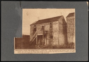 Exterior view of 120 year old Nantucket jail building