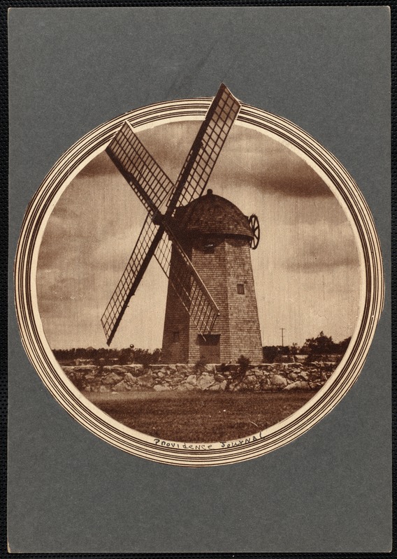 Windmill on grounds of estate of Colonel Edward Green